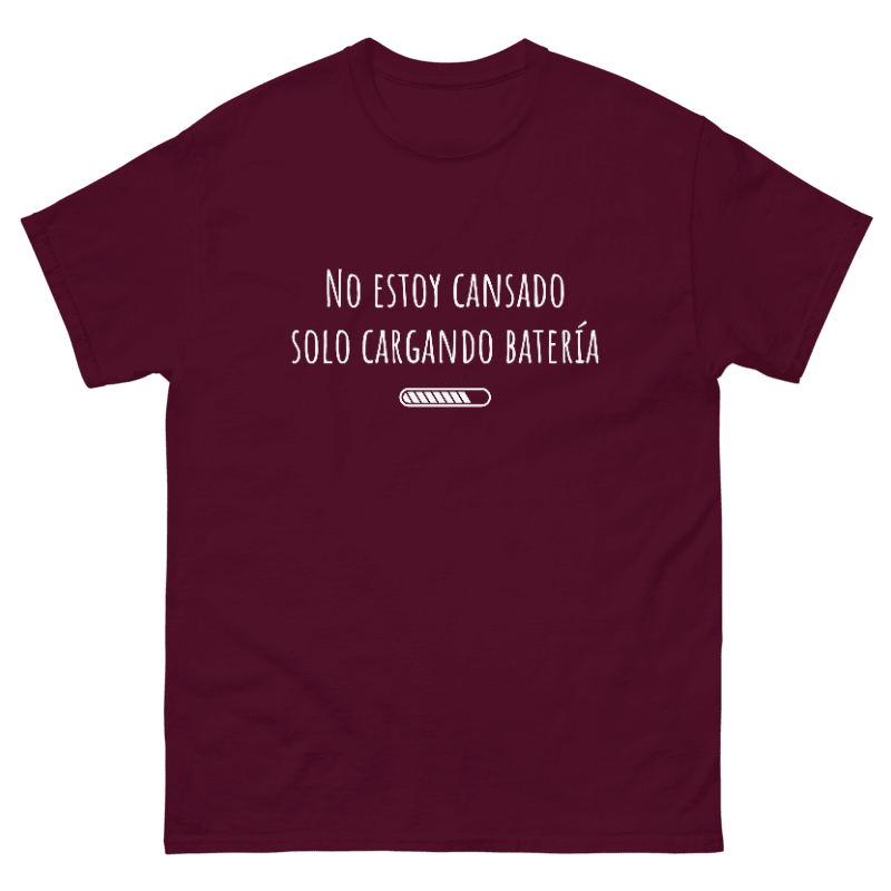 No estoy estoy cansado, solo cargando batería