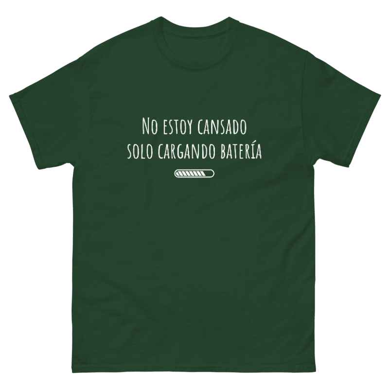 No estoy estoy cansado, solo cargando batería